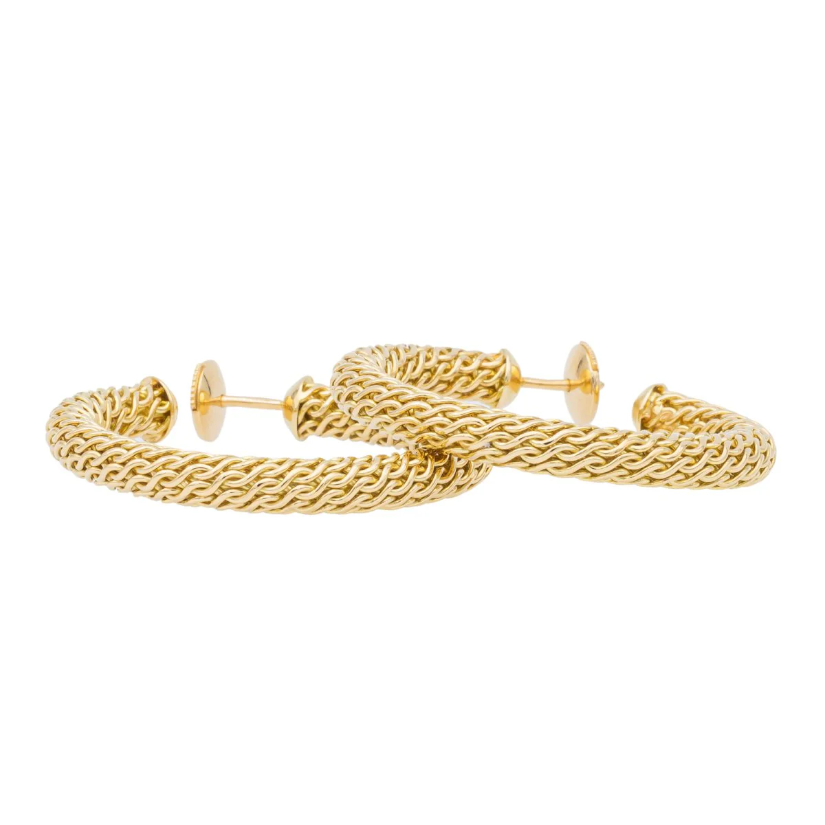 Boucles d'oreilles Créoles Or jaune - Image 6
