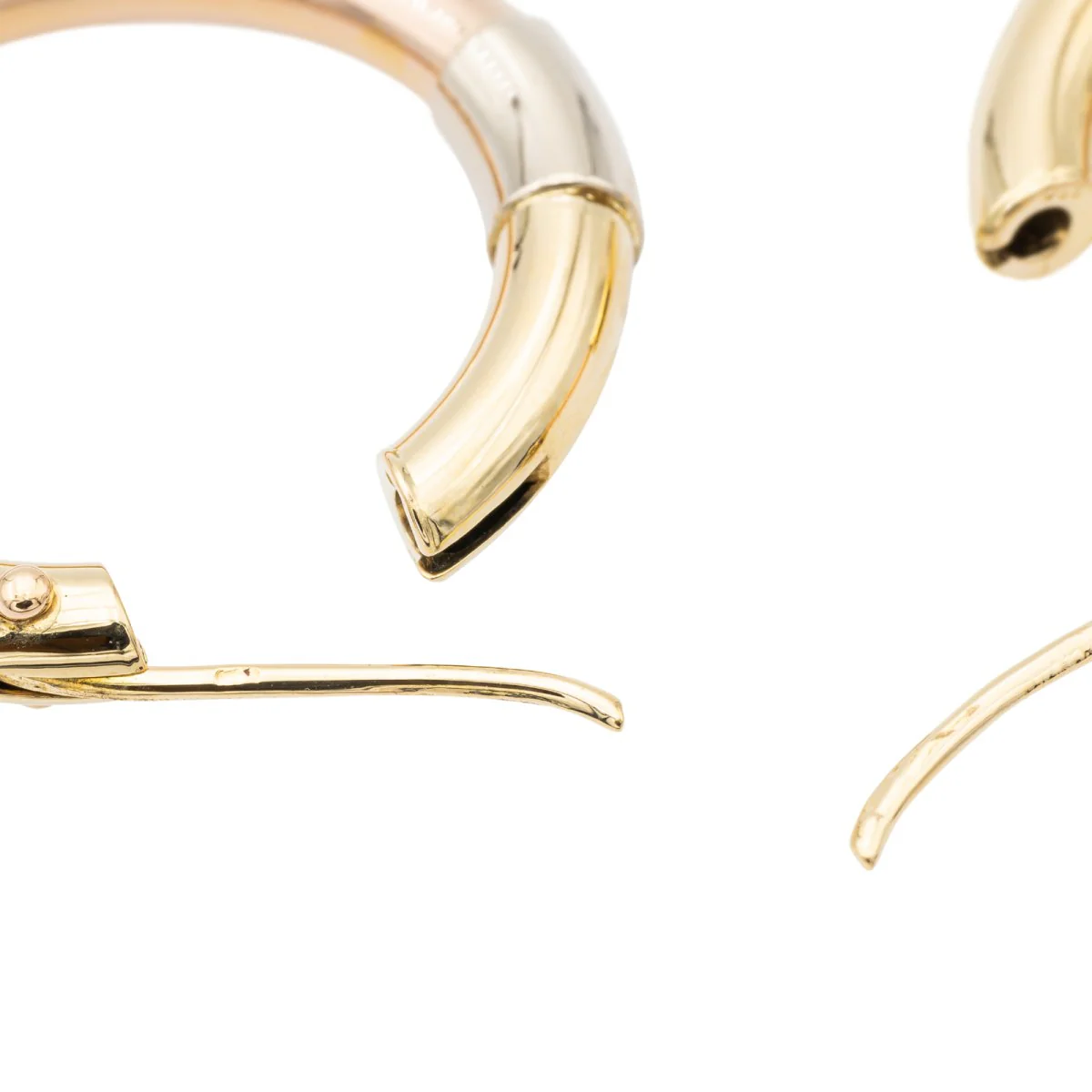Boucles d'oreilles Créoles Or jaune - Image 6