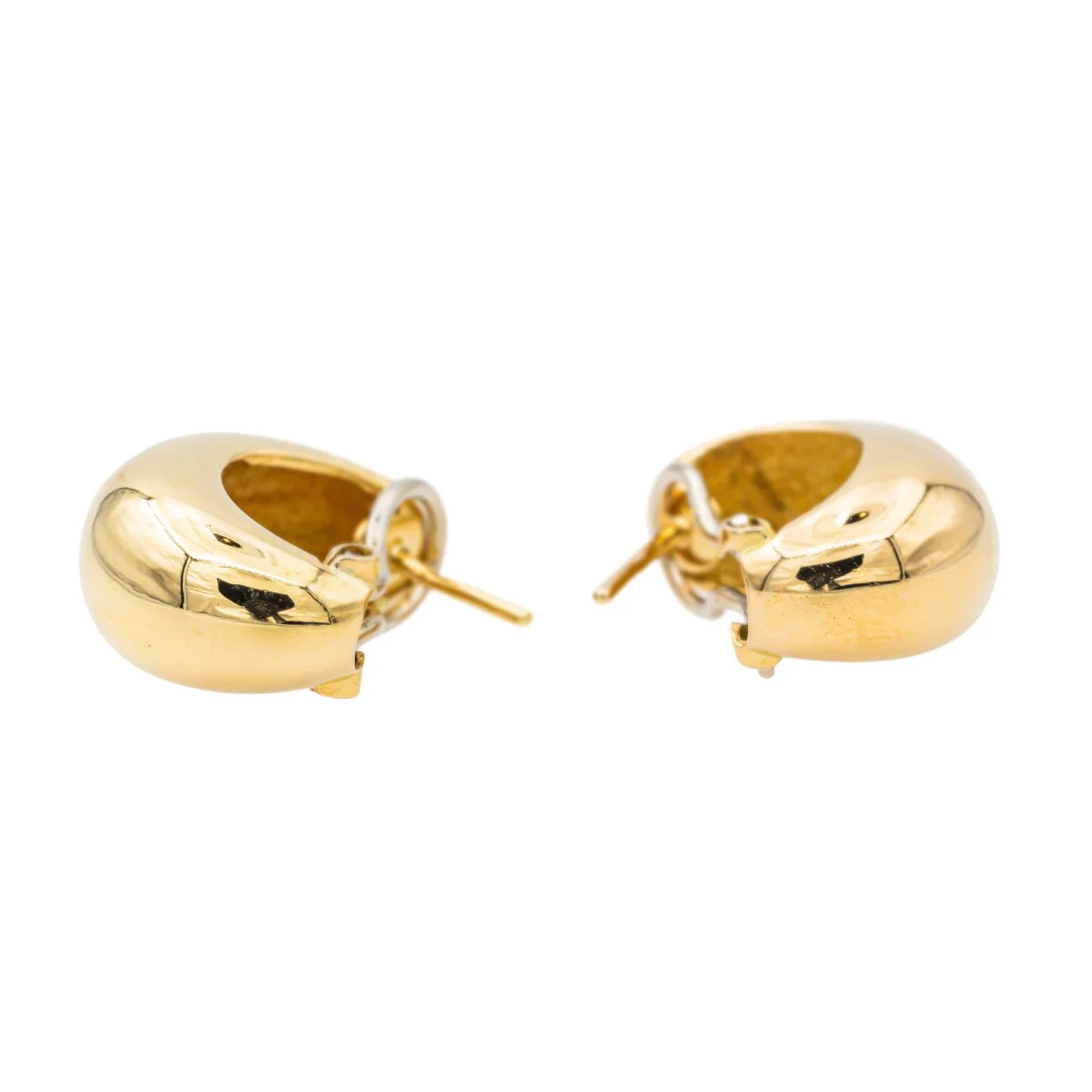 Boucles d'oreilles Créoles Or jaune - Image 3