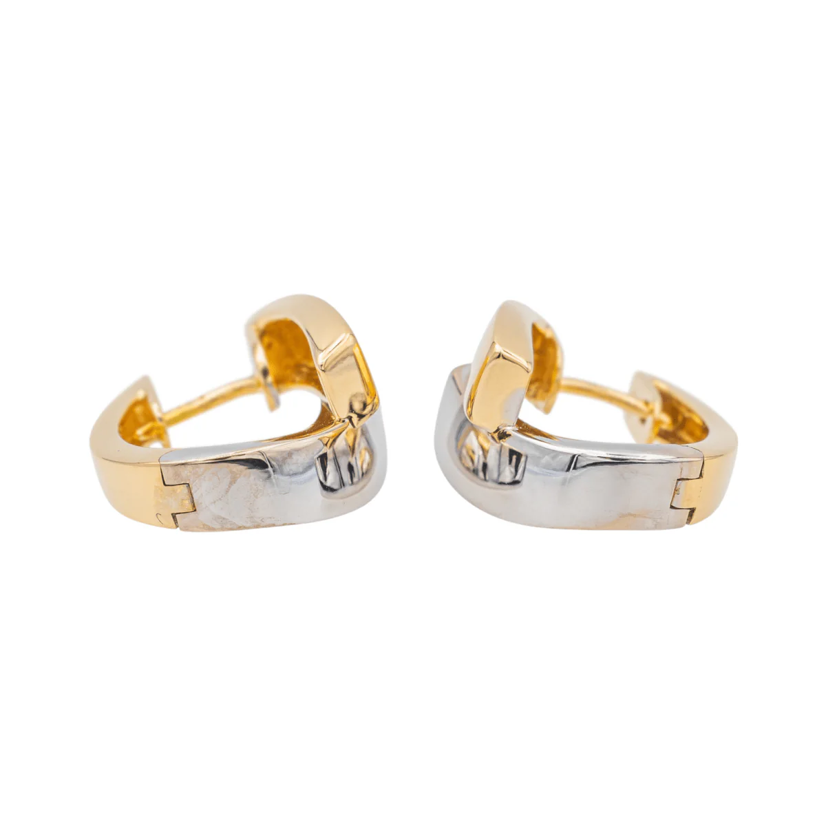 Boucles d'oreilles Créoles en Or Jaune 750 - Image 5