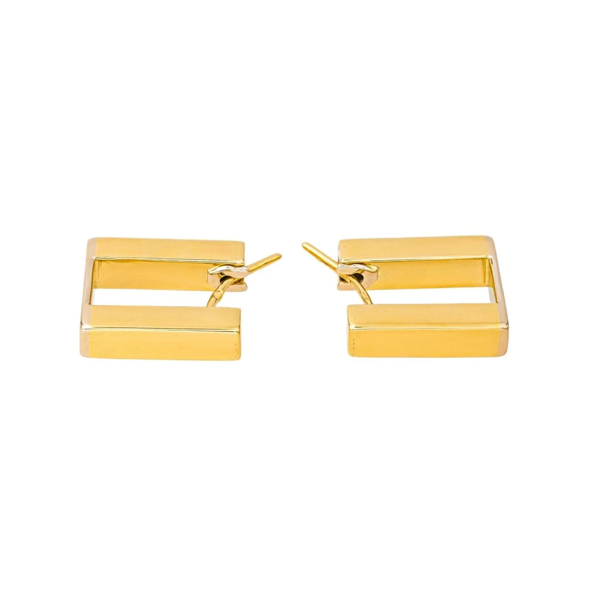 Boucles d'oreilles Créoles en or jaune - Image 3
