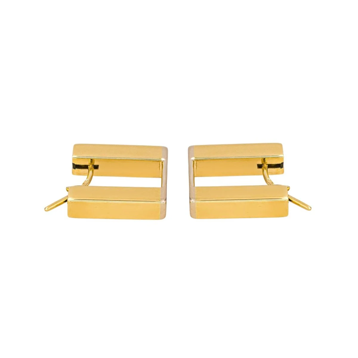 Boucles d'oreilles Créoles en or jaune - Image 5