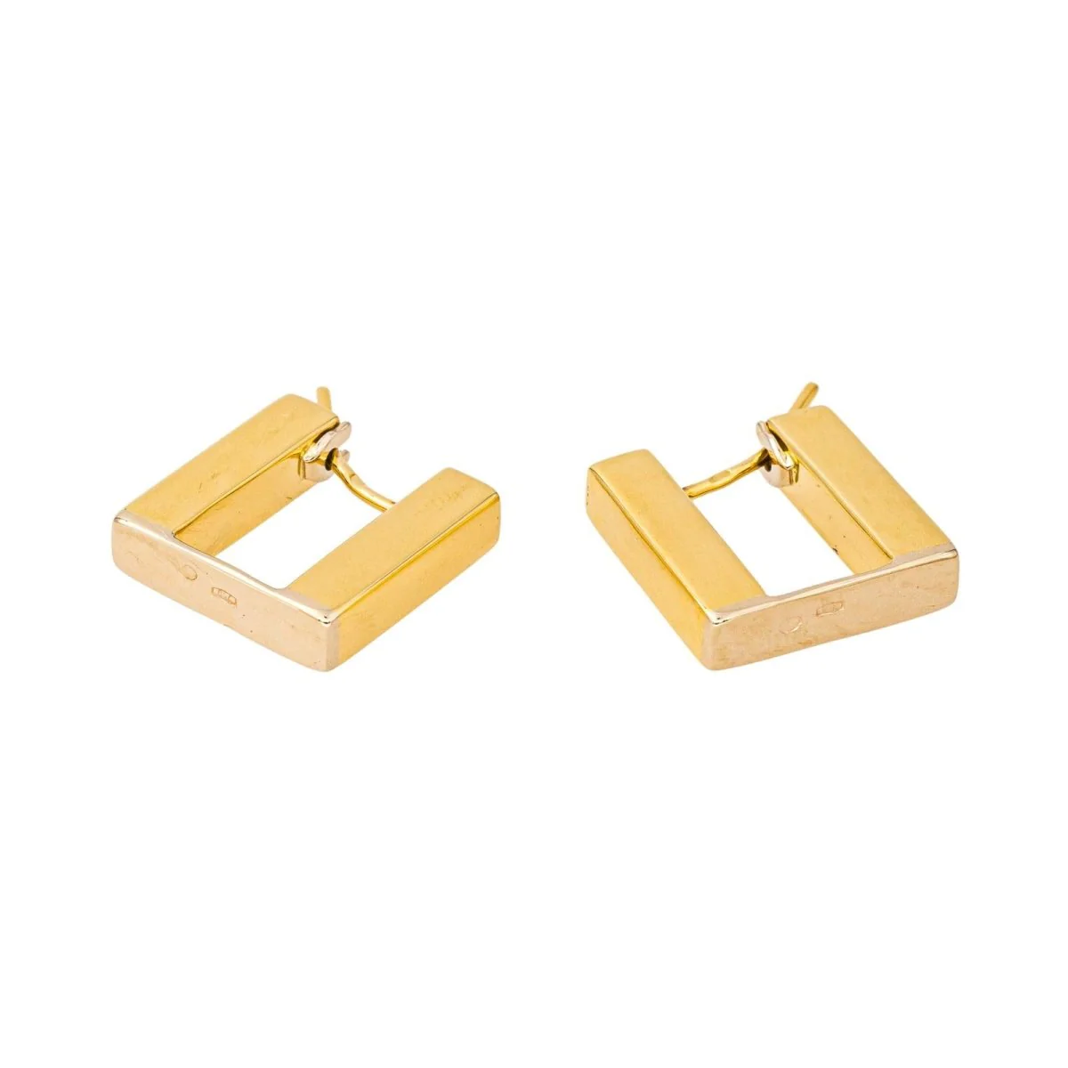 Boucles d'oreilles Créoles en or jaune - Image 6