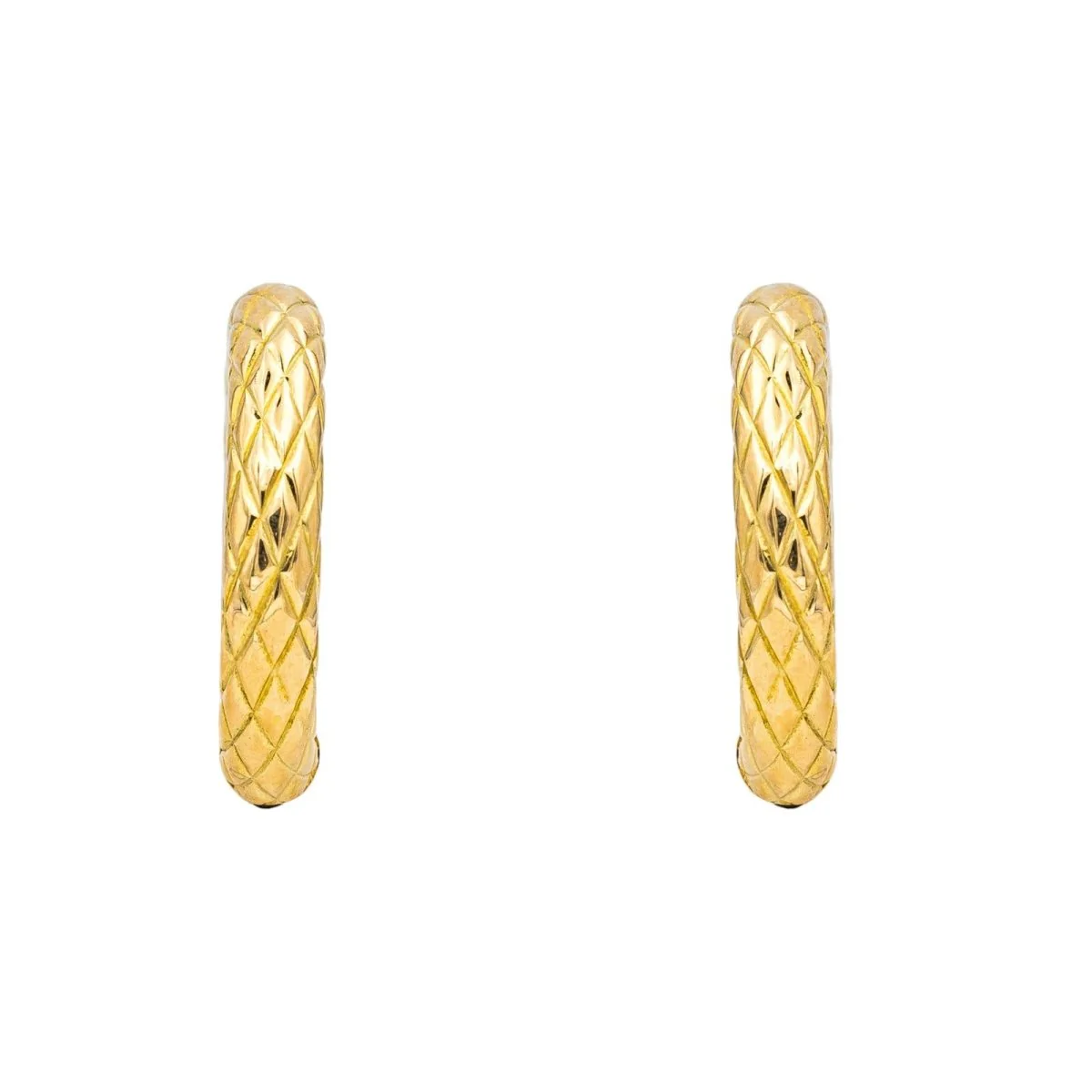 Boucles d'oreilles Créoles en or jaune