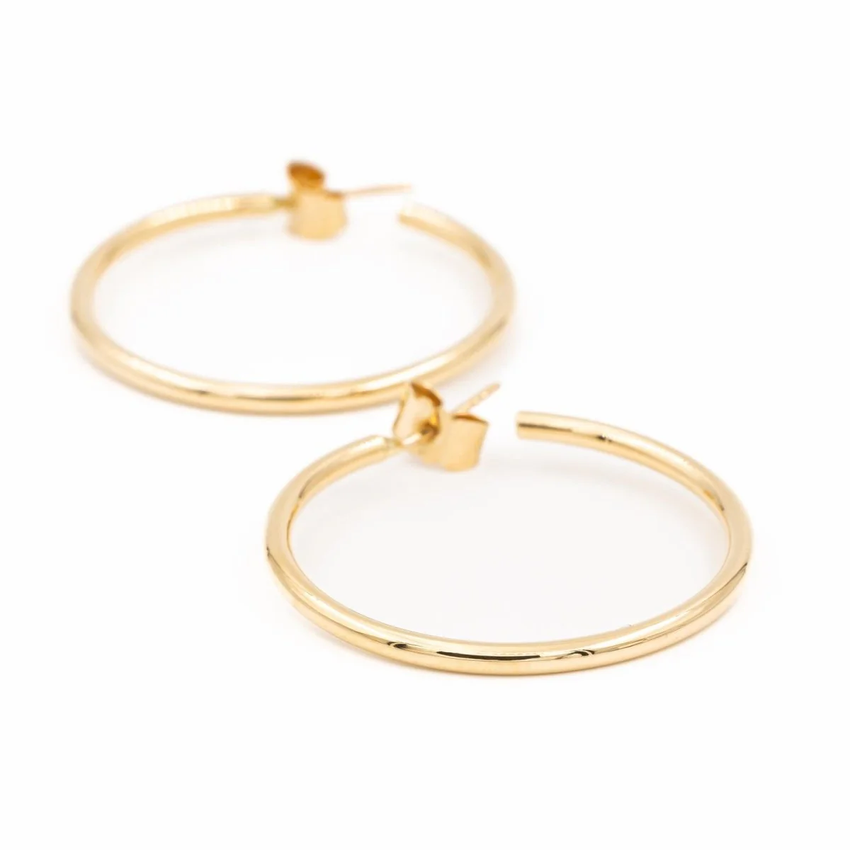 Boucles d'oreilles Créoles Or jaune - Image 7