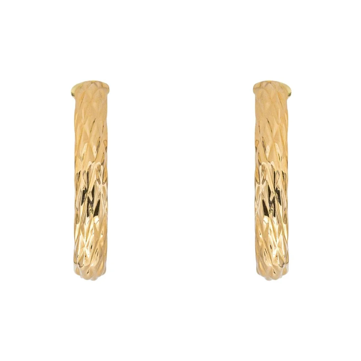 Boucles d'oreilles Créoles en or jaune