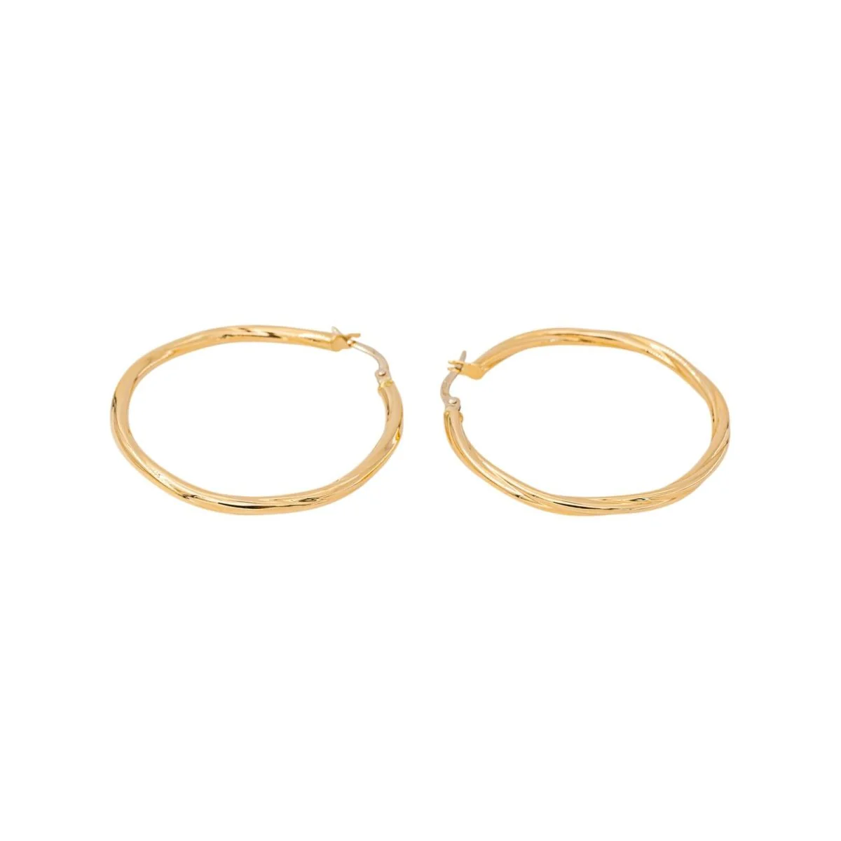 Boucles d'oreilles Créoles en or jaune - Image 6