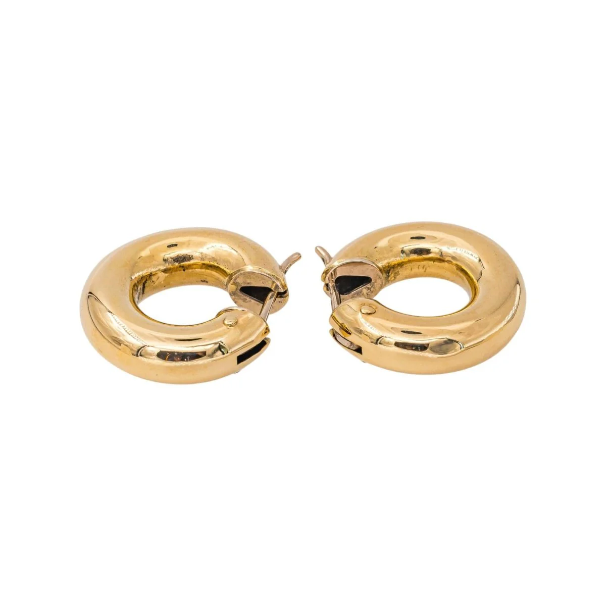 Boucles d'oreilles Créoles en or jaune - Image 4