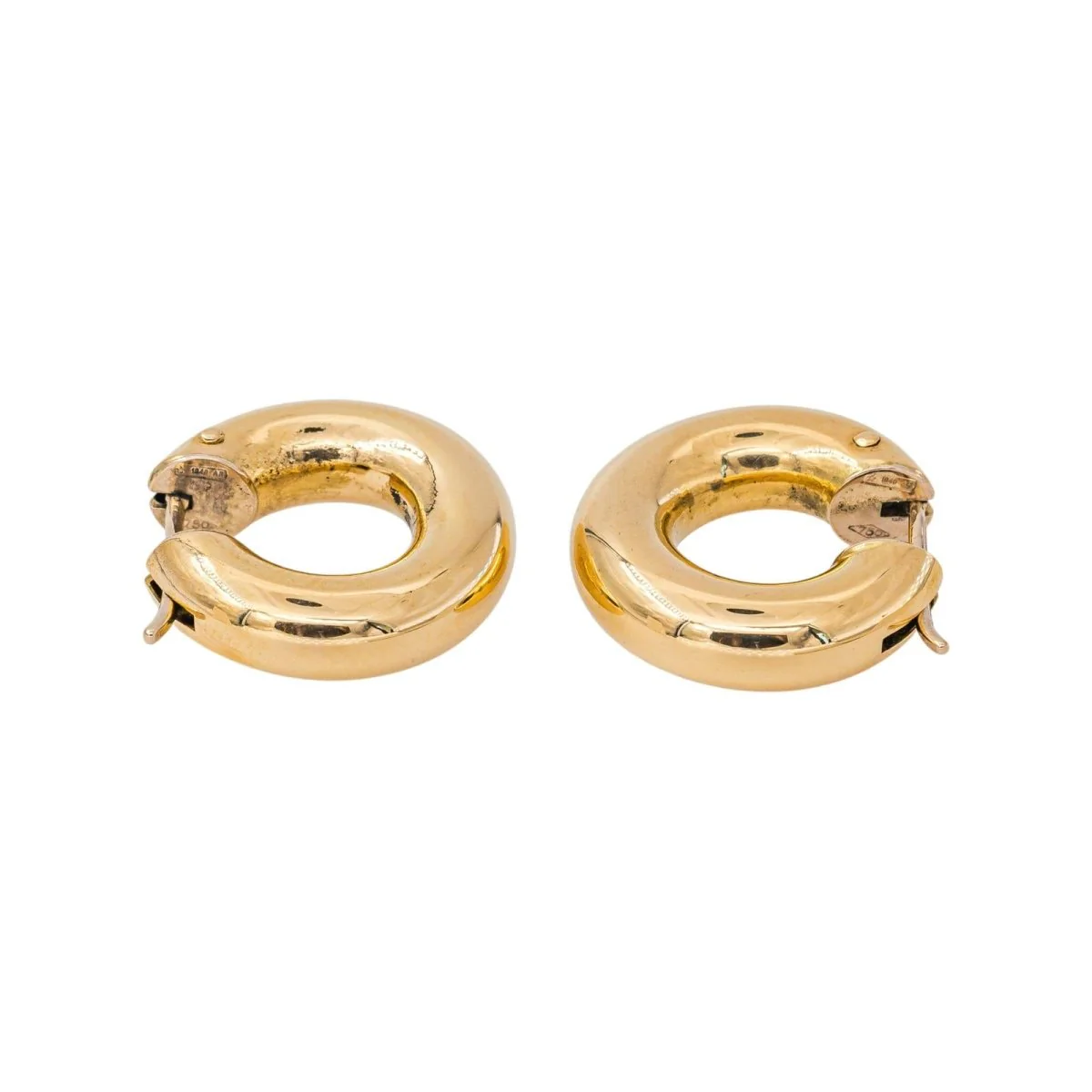 Boucles d'oreilles Créoles en or jaune - Image 6