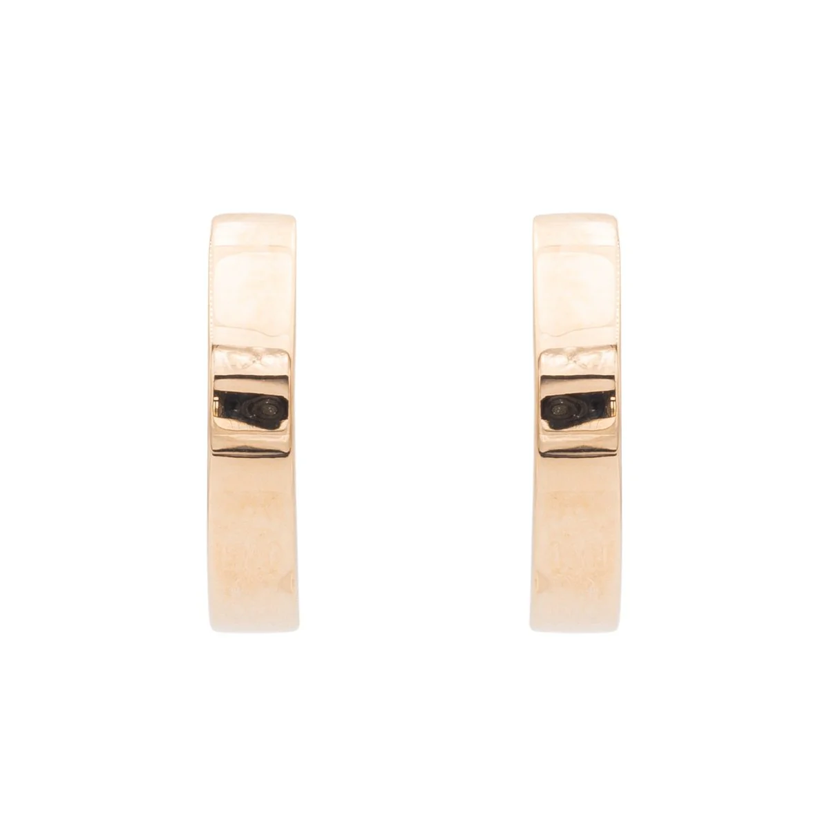 Boucles d'oreilles Créoles Or rose - Image 4