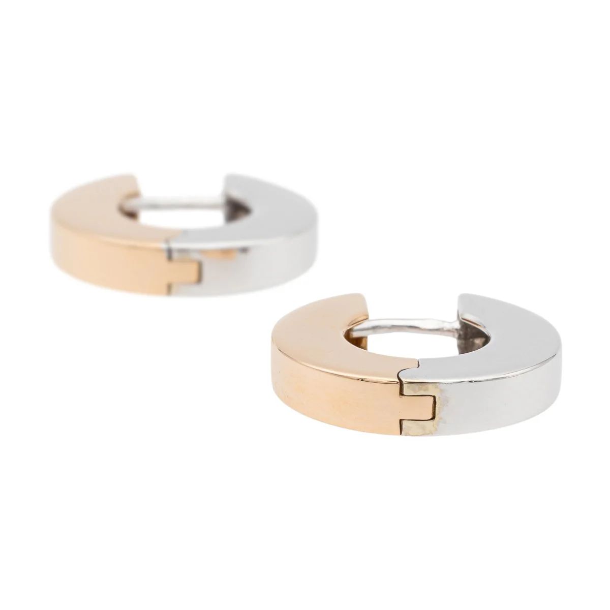Boucles d'oreilles Créoles Or rose - Image 6