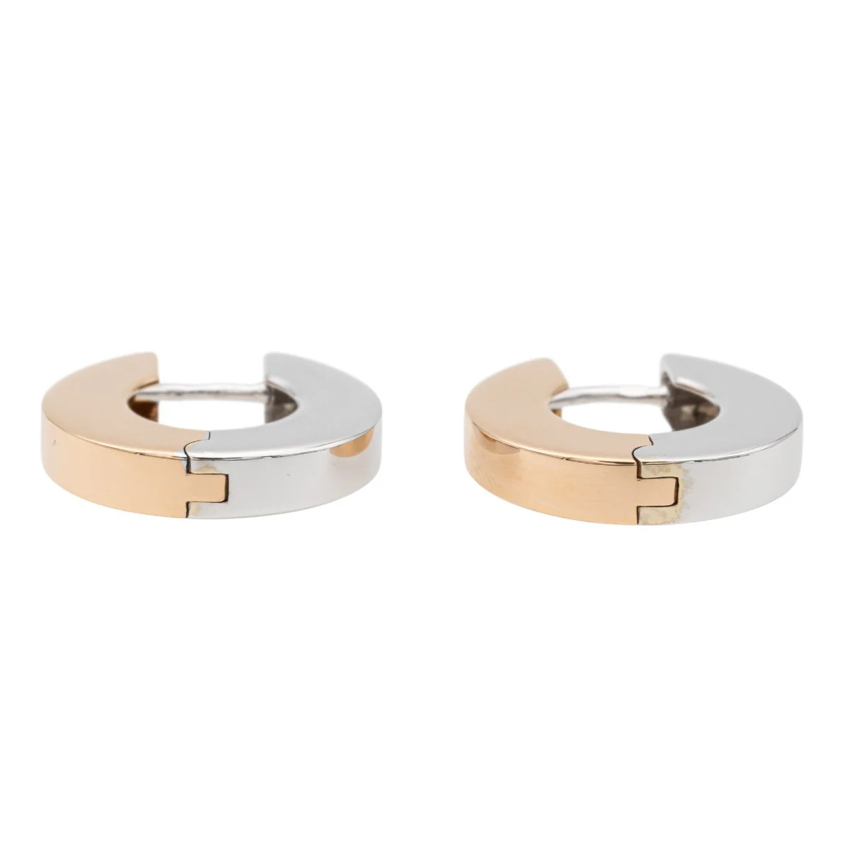 Boucles d'oreilles Créoles Or rose - Image 7