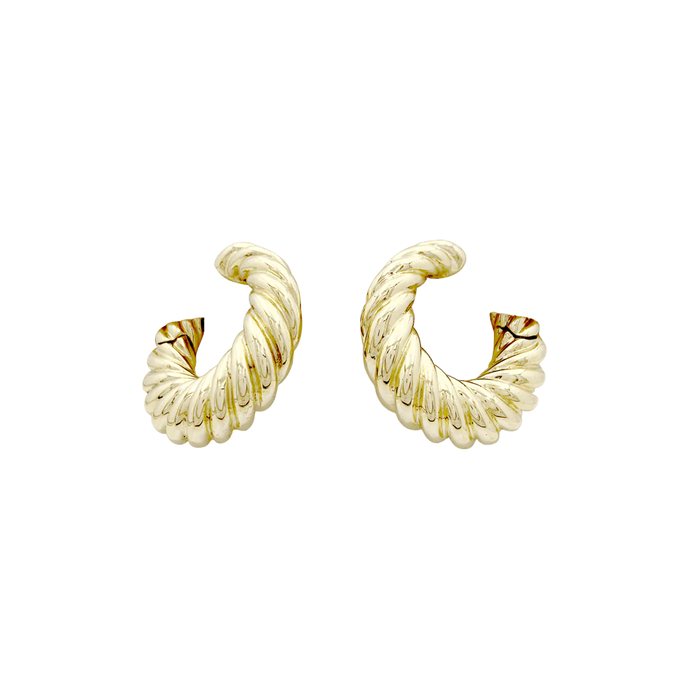 Boucles d'oreilles Créoles VAN CLEEF & ARPELS en or jaune - Image 6