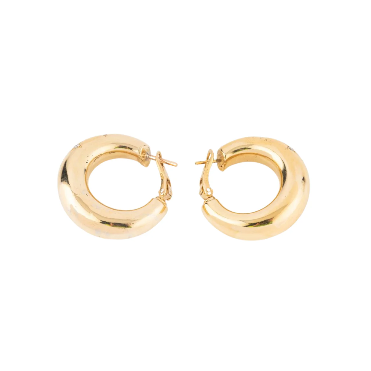 Boucles d'oreilles de la Maison Chaumet sur or jaune - Image 3