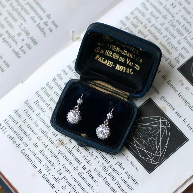 Dormeuses Diamants 2,45 Cts sur Or et Platine - Image 6