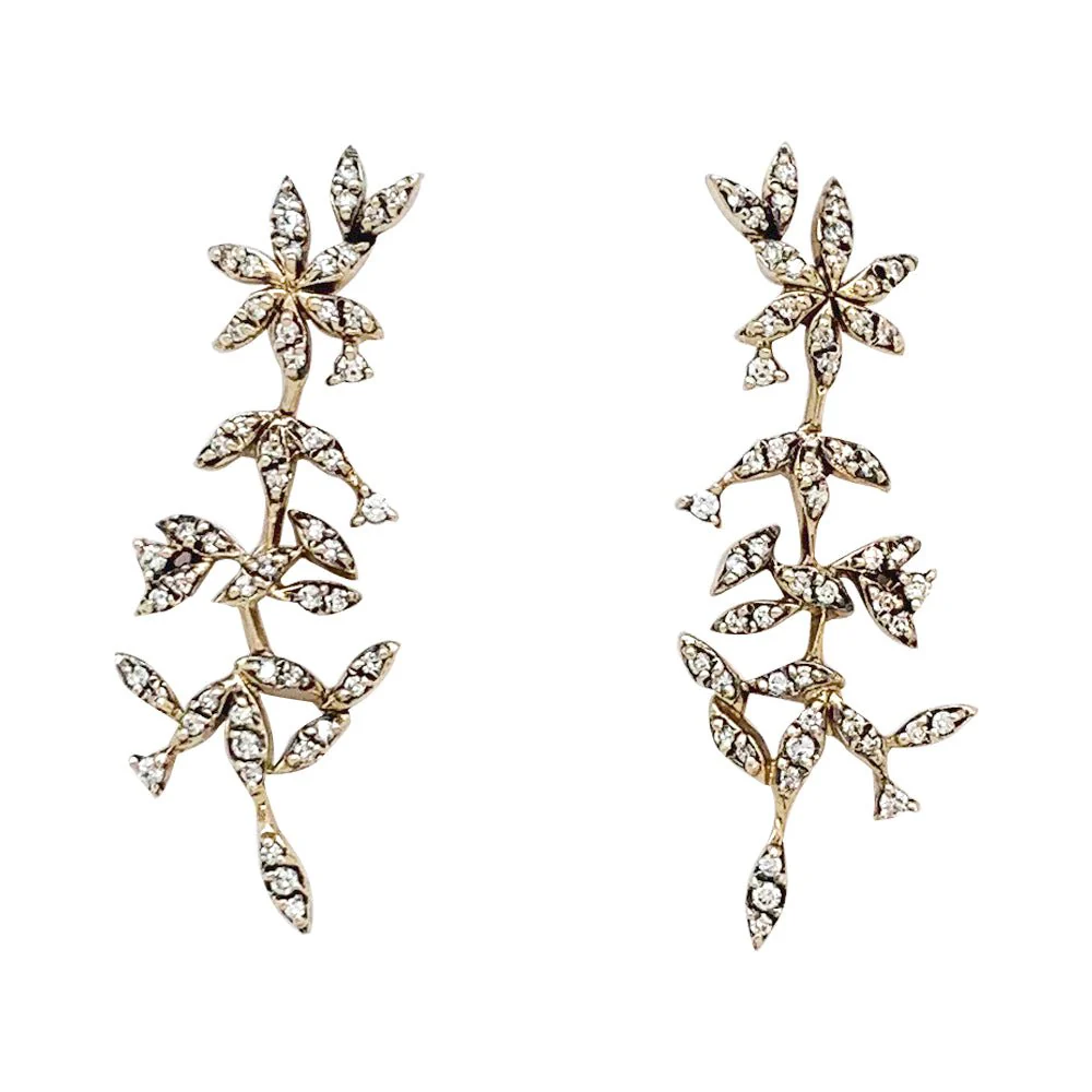 Boucles d'oreilles H.Stern, "Nature", or, diamants. - Image 3