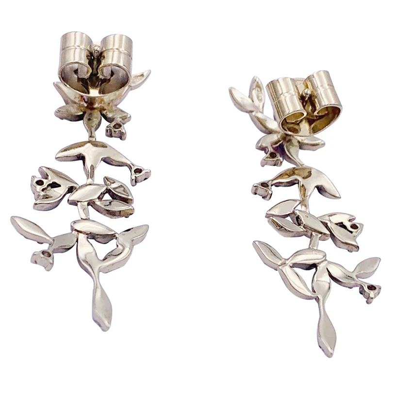 Boucles d'oreilles H.Stern, "Nature", or, diamants. - Image 7