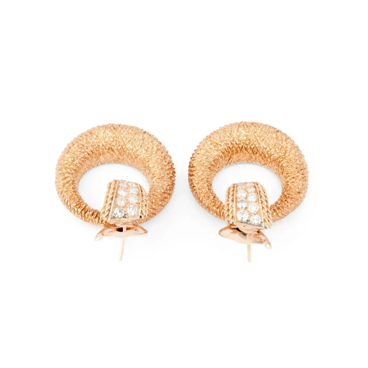Boucles d'oreilles  de la maison Van Cleef & Arpel en or jaune et diamants - Image 19