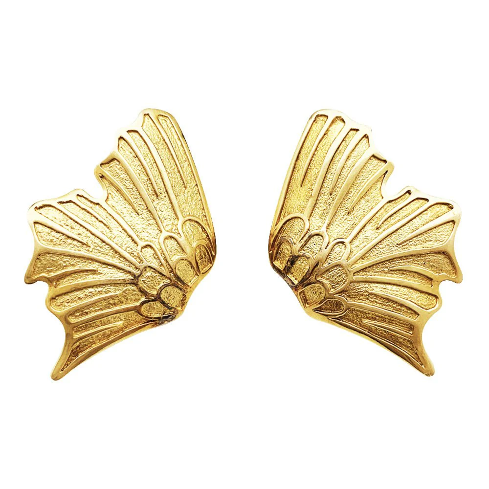 Boucles d'oreilles Lalaounis "Ailes" en or jaune