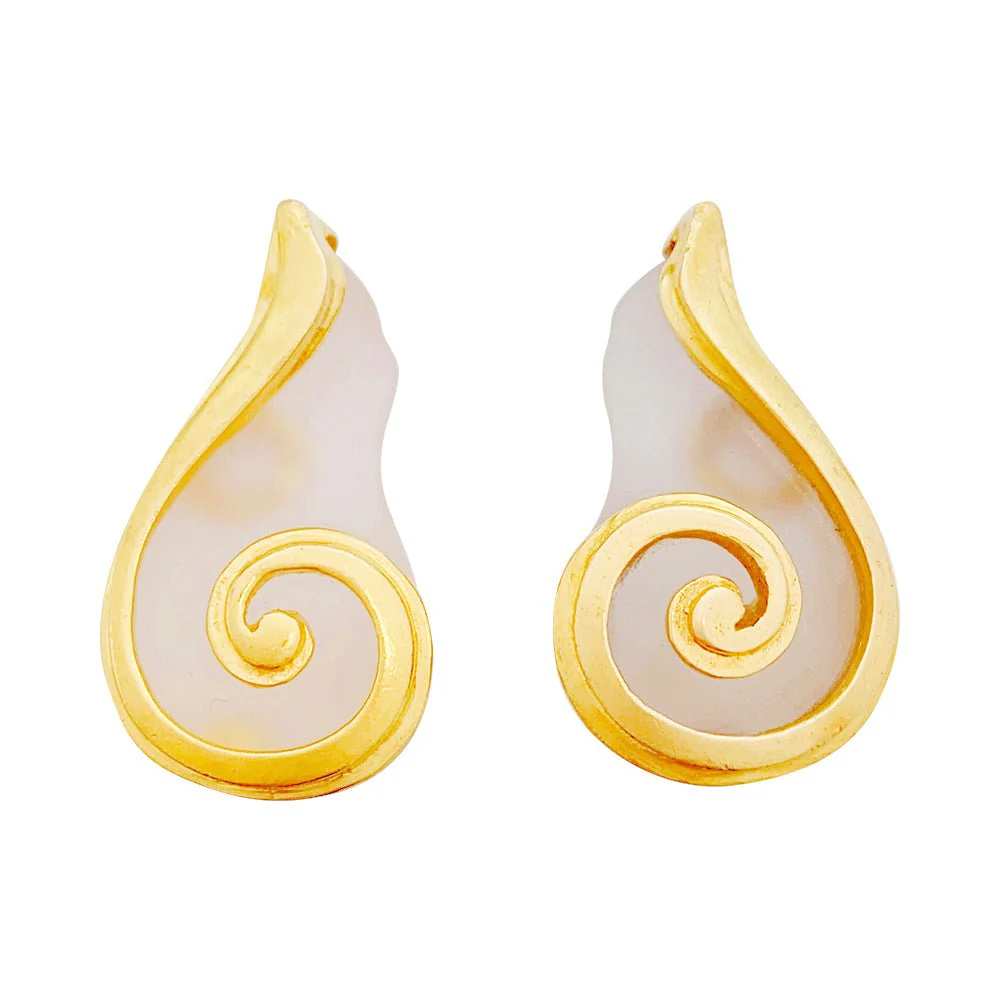 Boucles d'oreilles Lalaounis cristal de roche