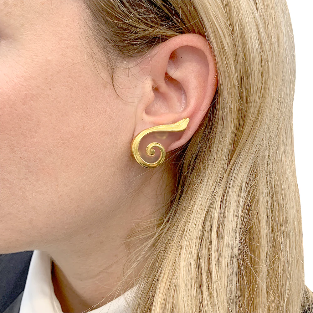 Boucles d'oreilles Lalaounis cristal de roche - Image 7