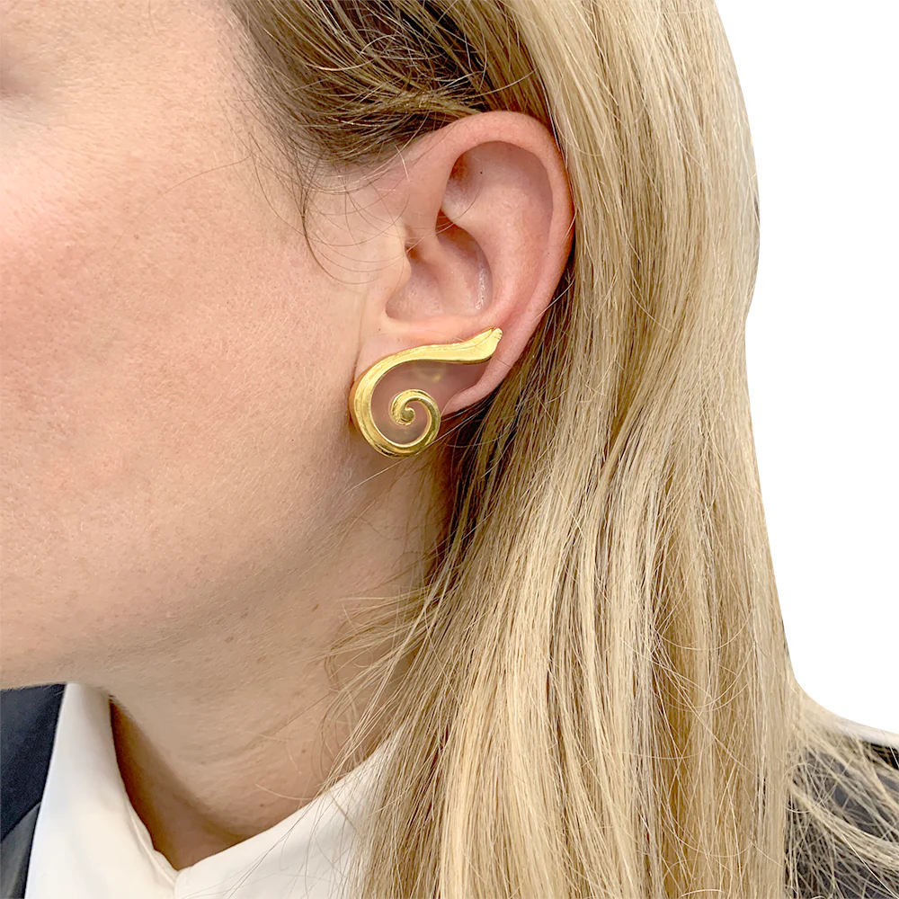 Boucles d'oreilles Lalaounis cristal de roche - Image 8