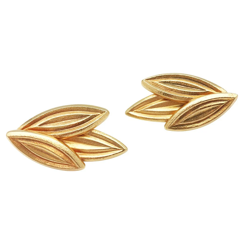 Boucles d'oreilles Clips LALAOUNIS en or jaune - Image 2