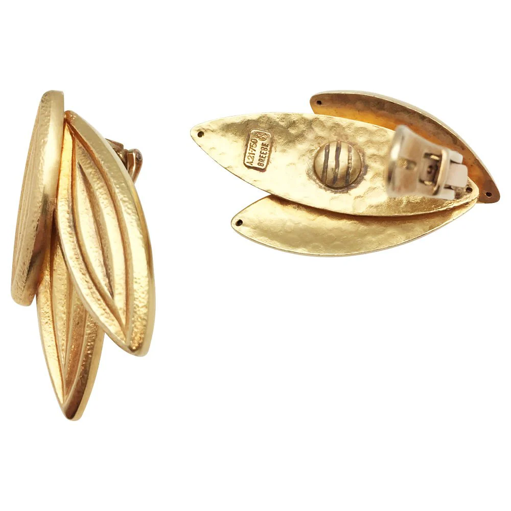 Boucles d'oreilles Clips LALAOUNIS en or jaune - Image 3
