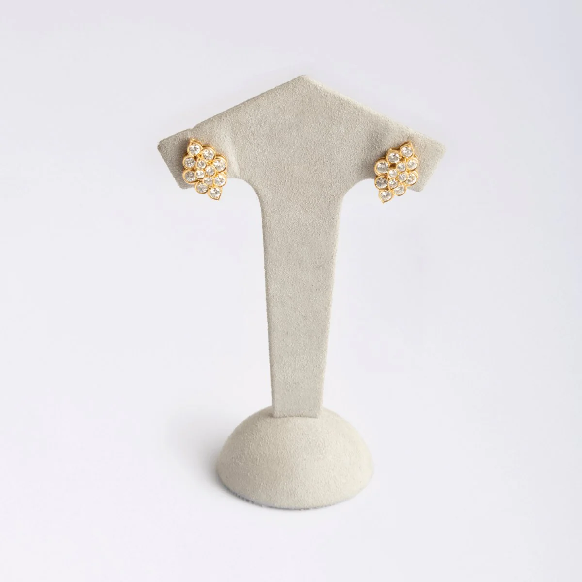 Boucles d'oreilles MAPPIN AND WEBB en or jaune et diamants - Image 3
