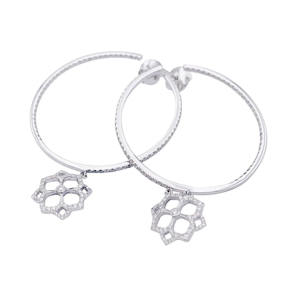 Boucles d'oreilles Messika, "Eden", or blanc, diamants. - Image 3