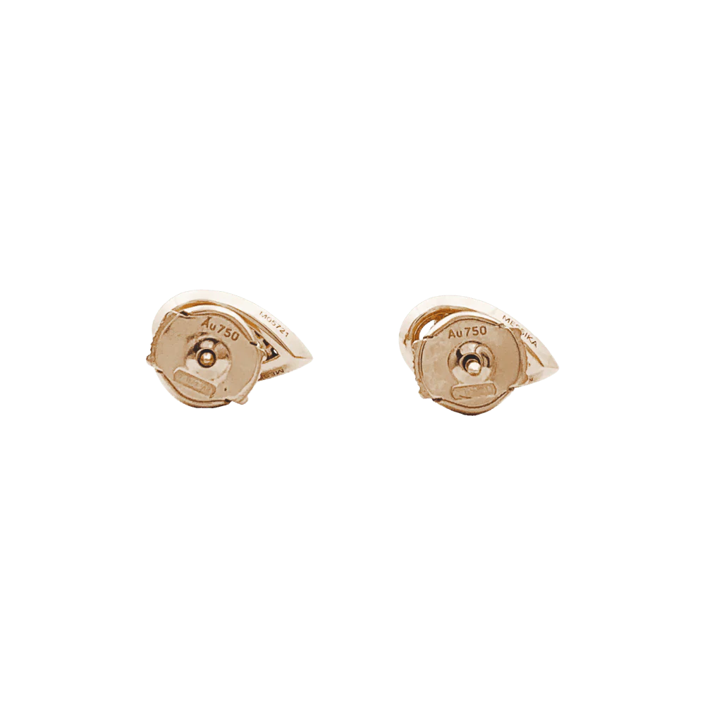 Boucles d'oreilles Puces MESSIKA "Fiery" en or rose et diamants - Image 5