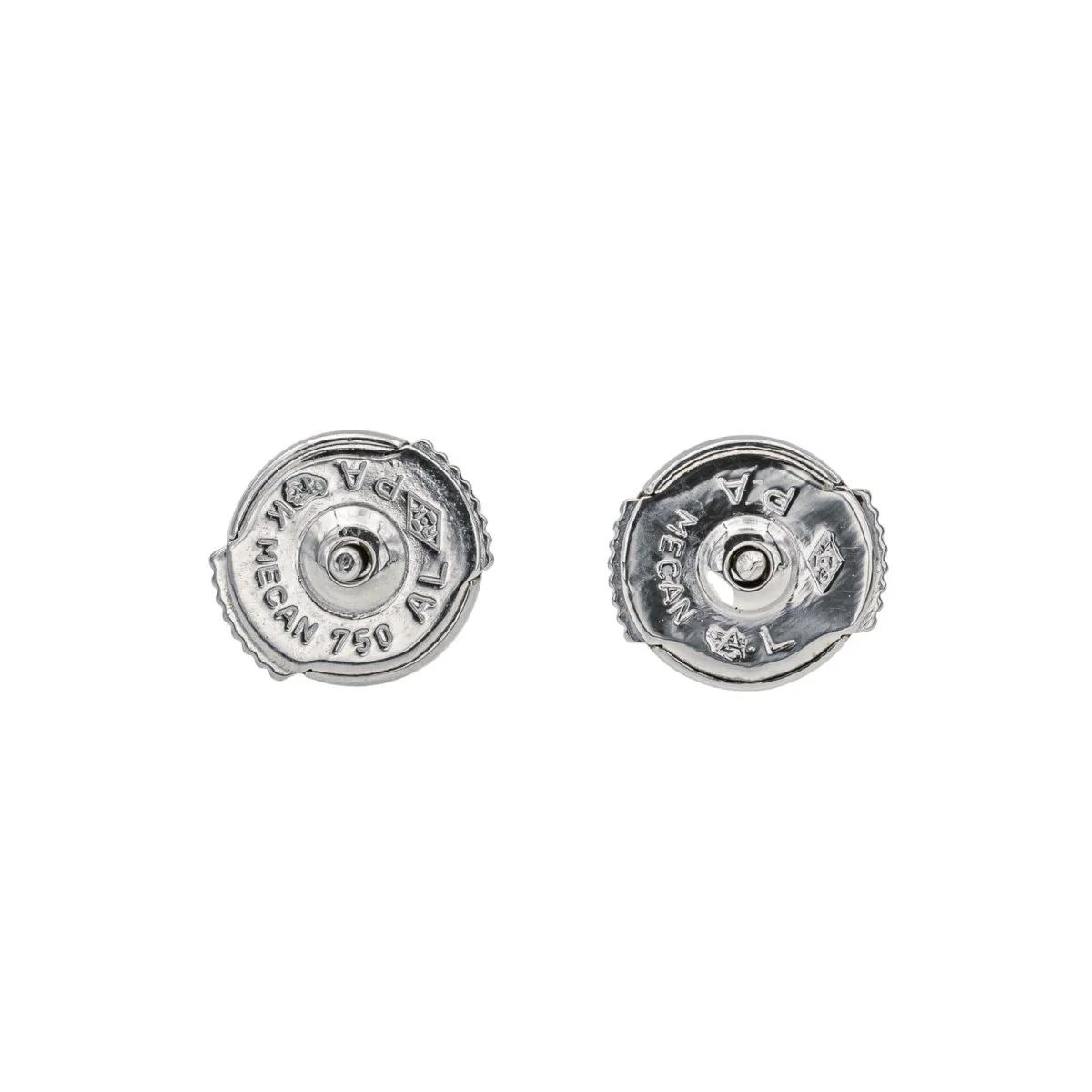Boucles d'oreilles Or blanc Diamant - Image 8