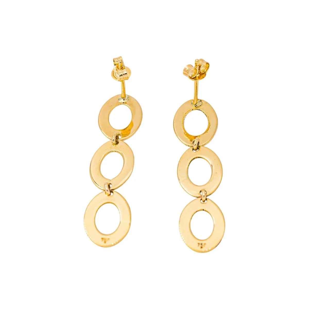Boucles d'oreilles Pendantes en or jaune - Image 6