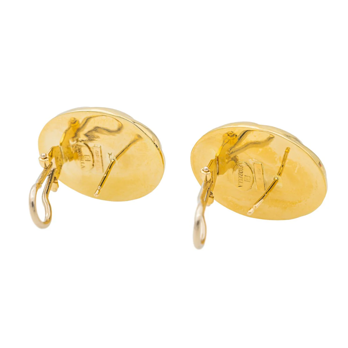 Boucles d'oreilles Or jaune Ambre - Image 6