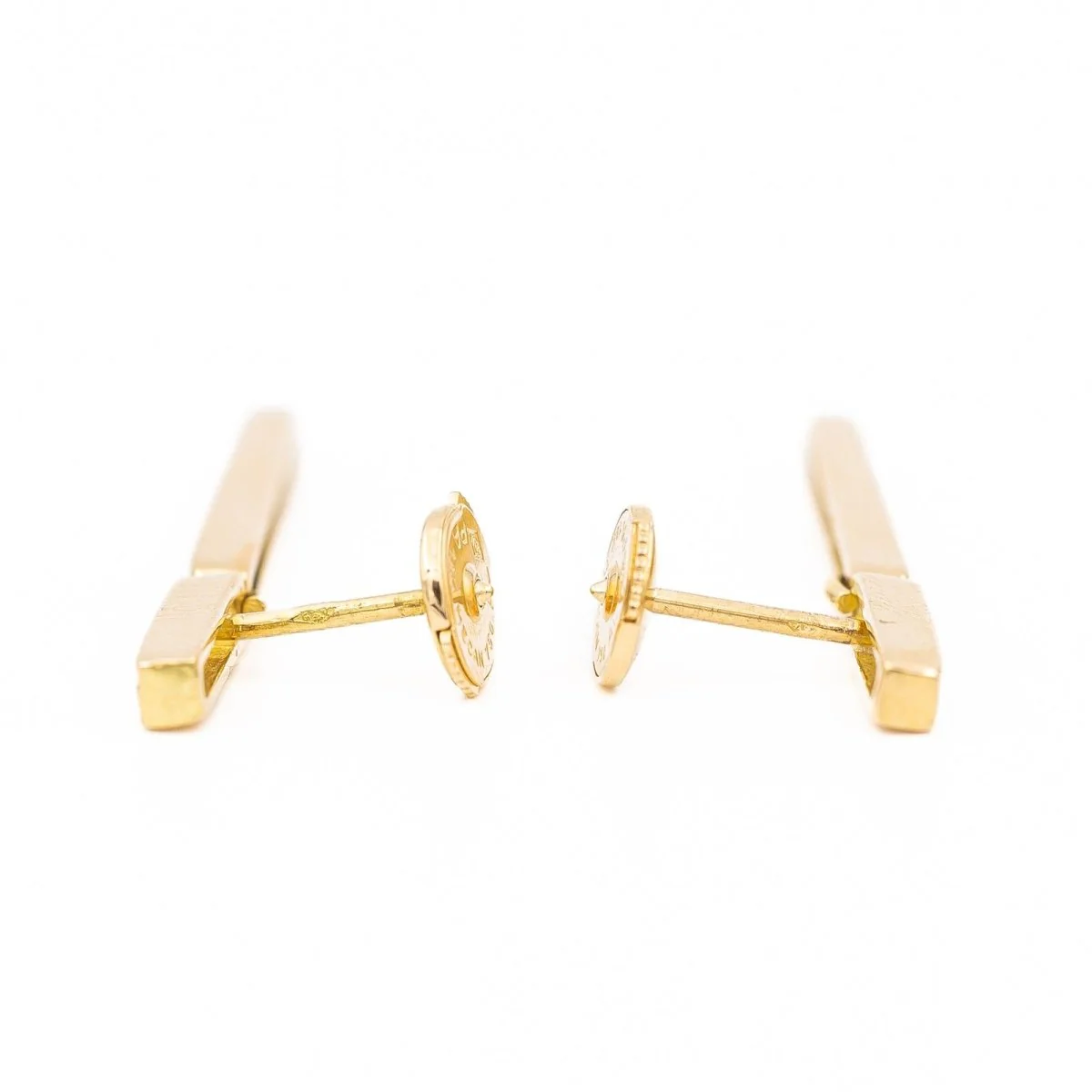 Boucles d'oreilles Or jaune Diamant - Image 5