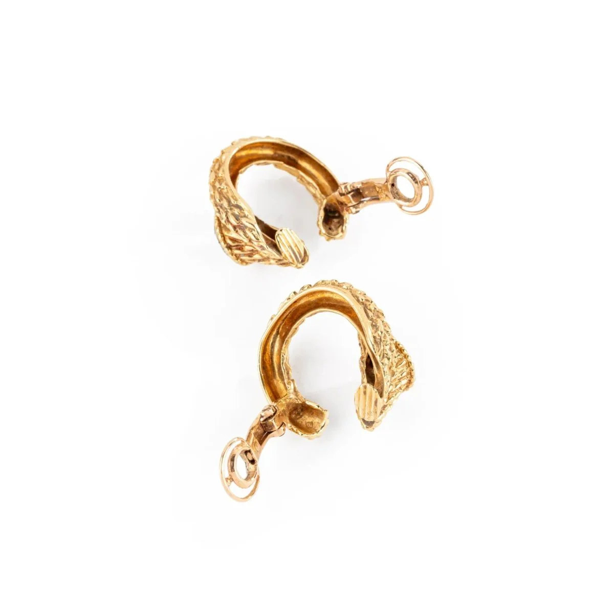 Boucles d'oreilles Clip BOUCHERON "Serpent Bohème" en or jaune et diamants - Image 7