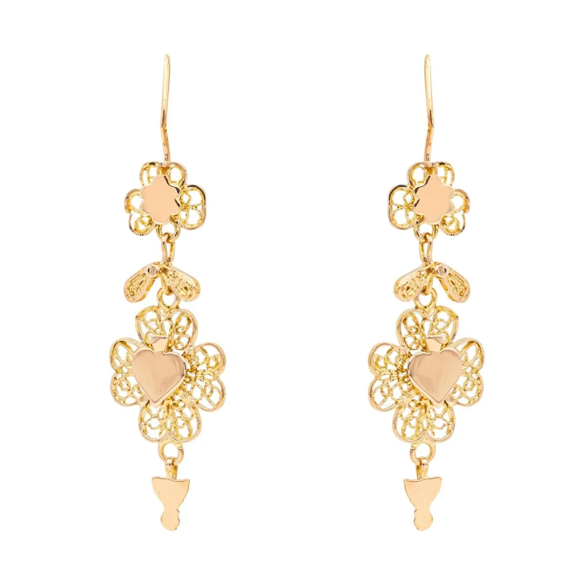 Boucles d'oreilles Clips en or rose