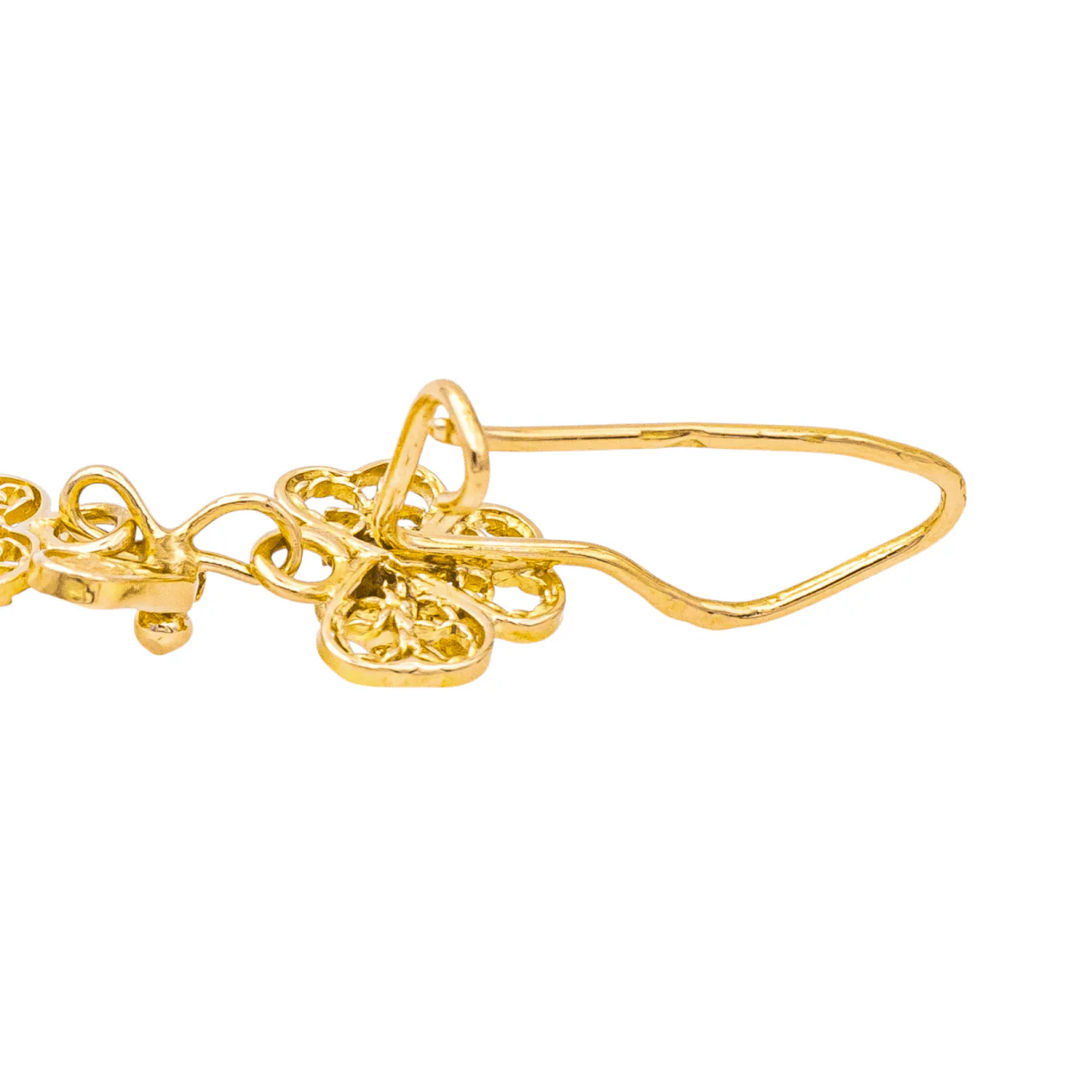 Boucles d'oreilles Clips en or rose - Image 5