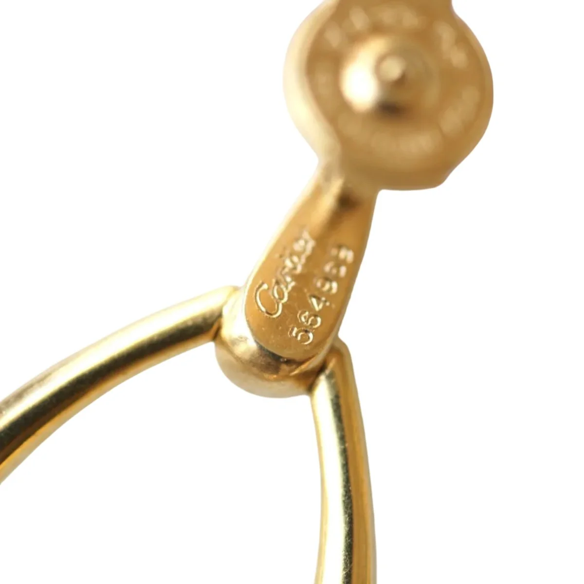 Boucles d'oreilles Pendantes CARTIER "Trinity" en or jaune, or blanc et or rose - Image 4