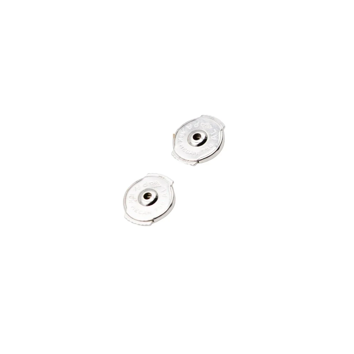 Boucles d'oreilles Pendantes en or blanc, perles et diamants - Image 4