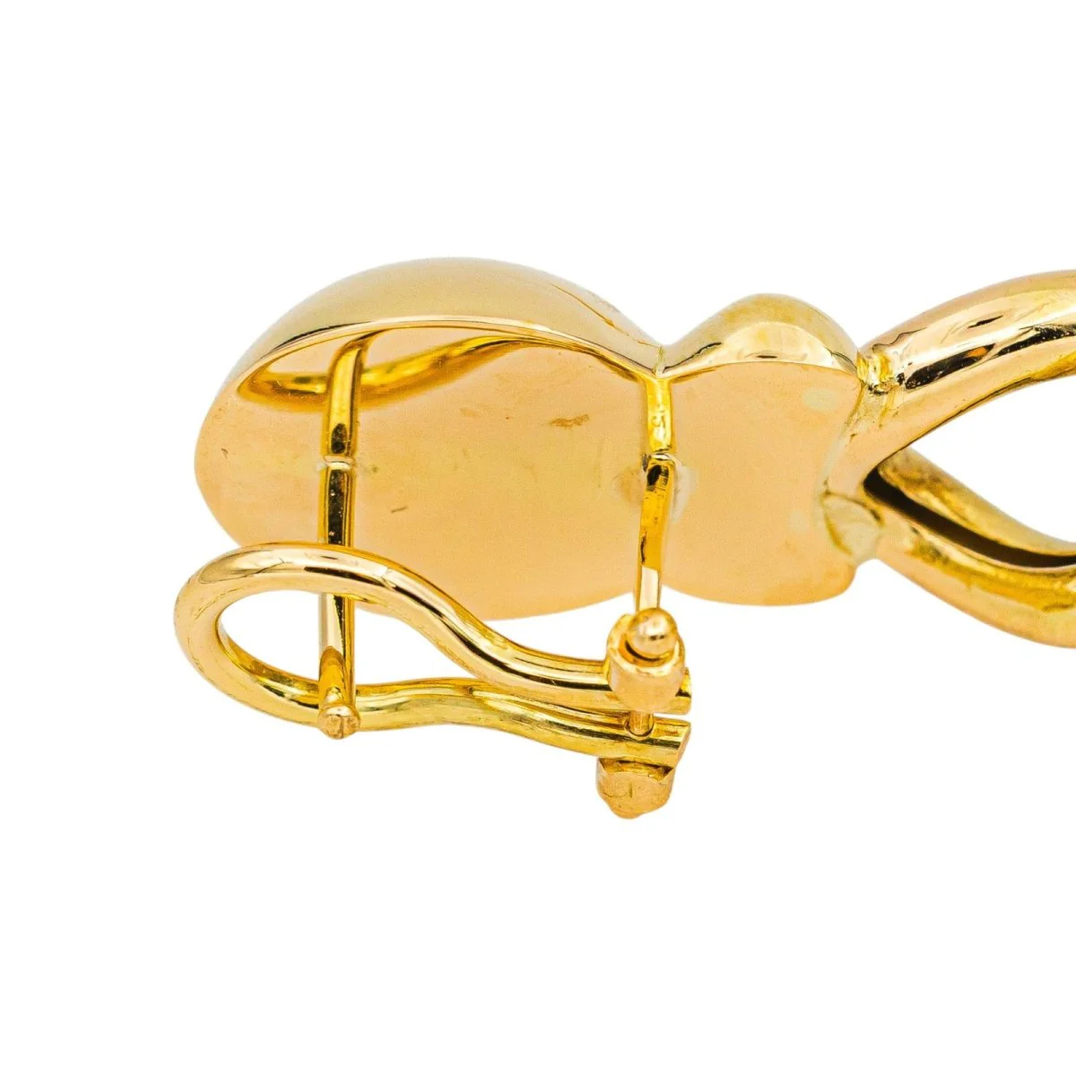 Boucles d'oreilles Pendantes en or jaune et malachites - Image 8