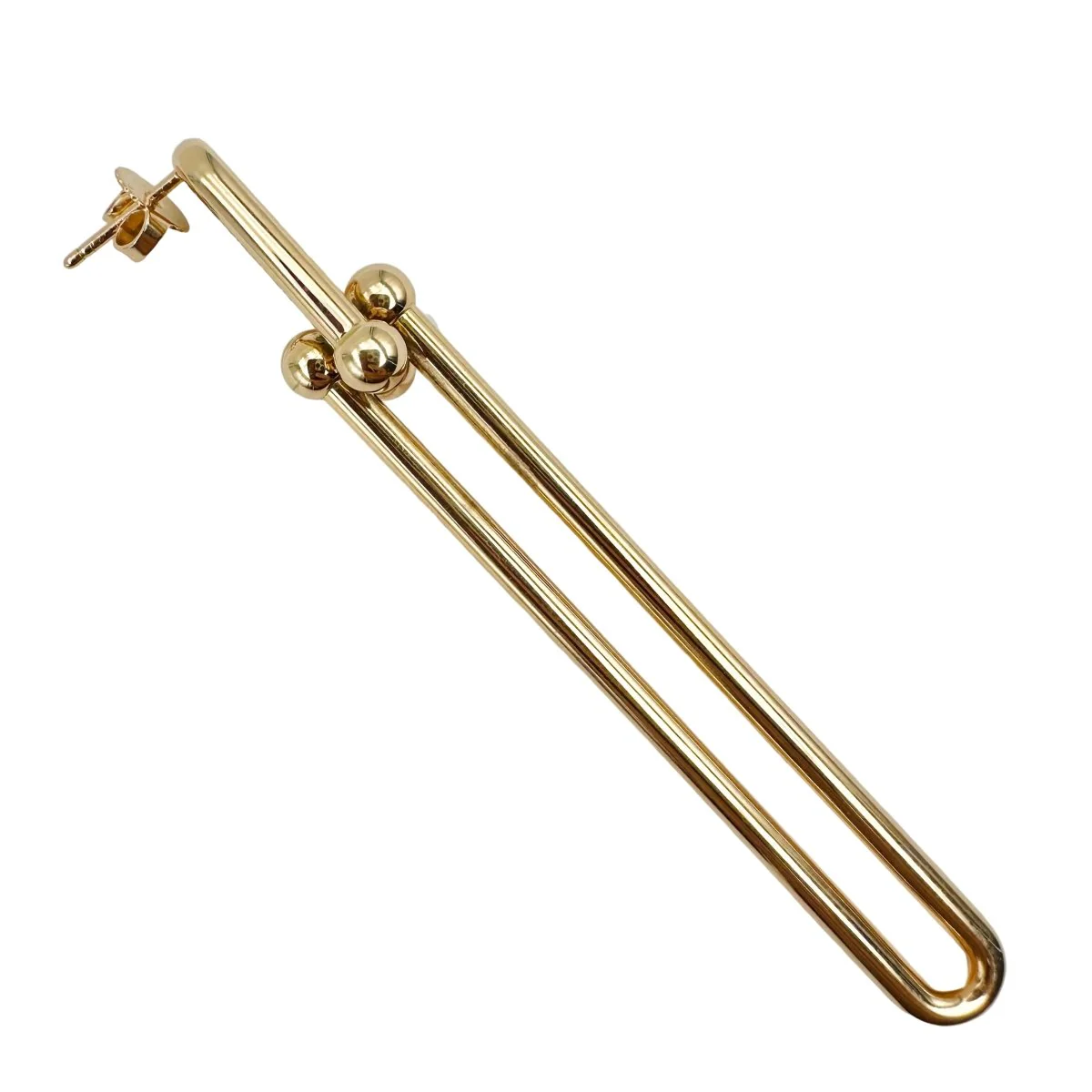 Boucles d'oreilles Pendantes TIFFANY & CO. "HardWear" en or rose - Image 3