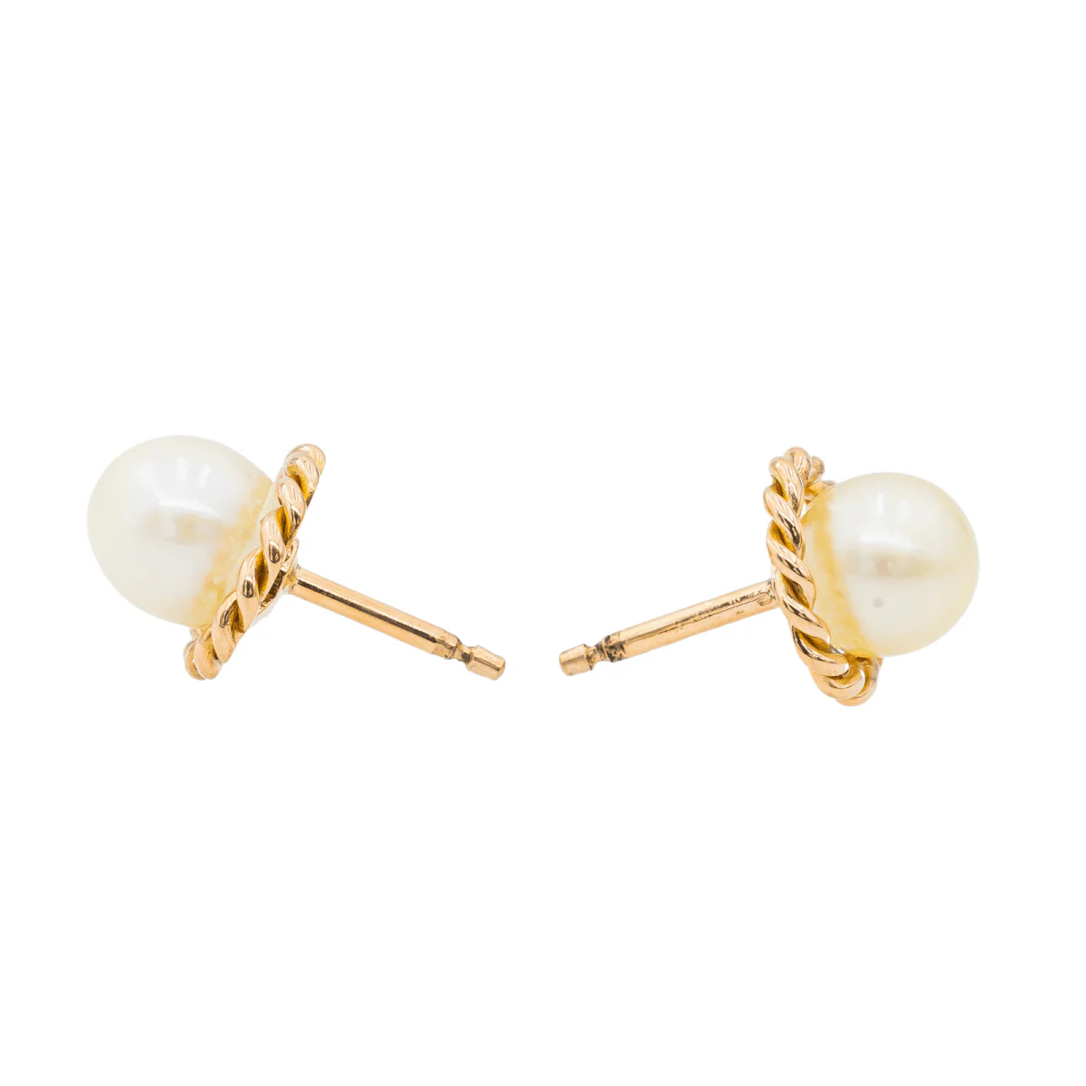 Boucles d'oreilles Perle Or jaune Perle - Image 6