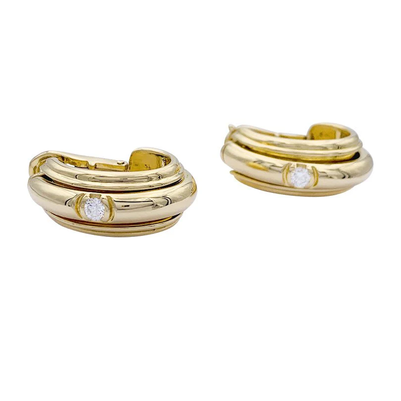 Boucles d'oreilles Piaget, “’Possession”, or jaune, diamant - Image 3
