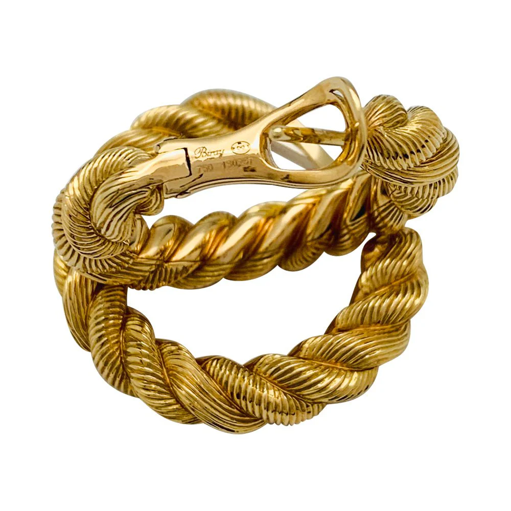 Boucles d'oreilles Poiray "Dune" en or jaune - Image 4