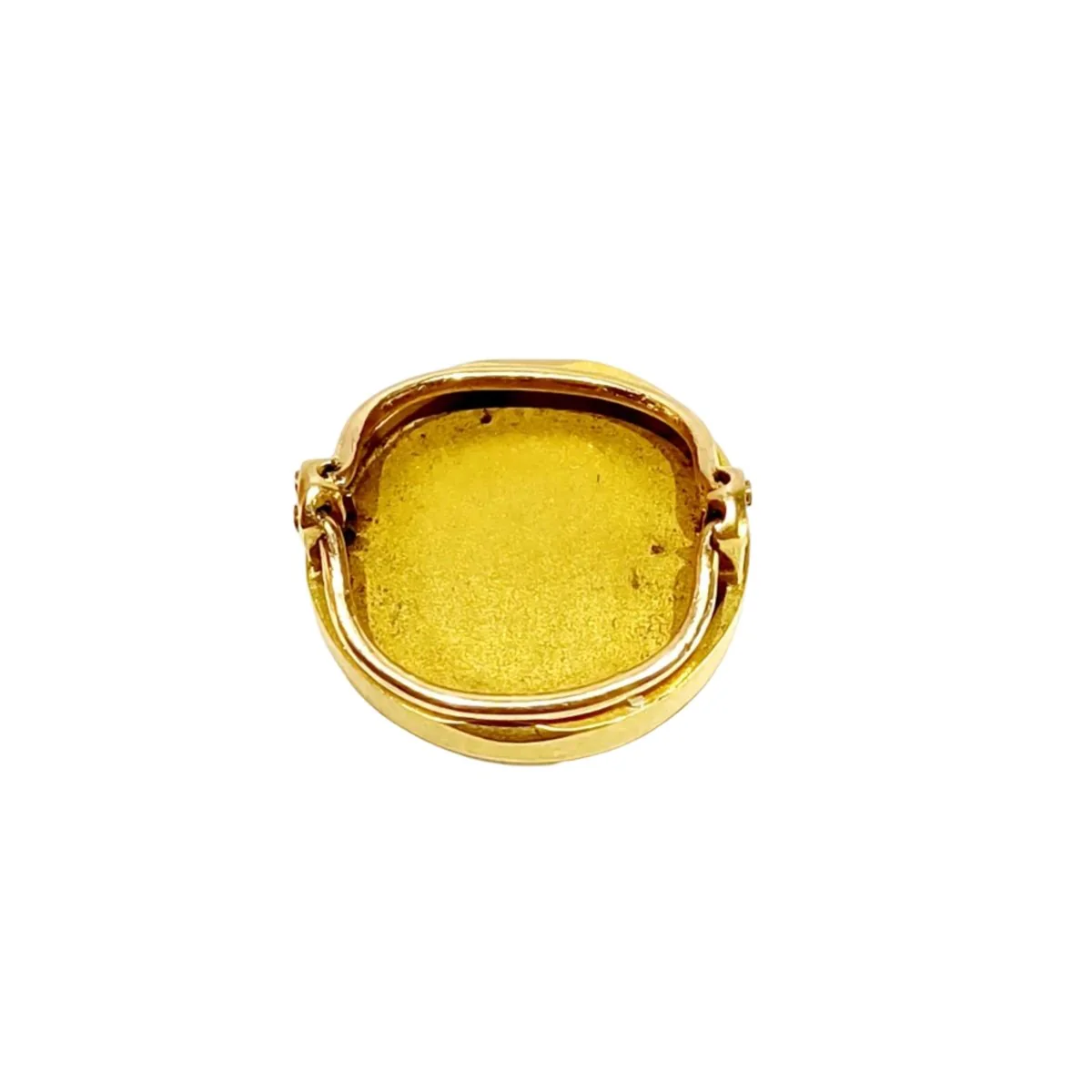 Bouton de plastron EMILE VERNIER en or jaune et diamants - Image 3
