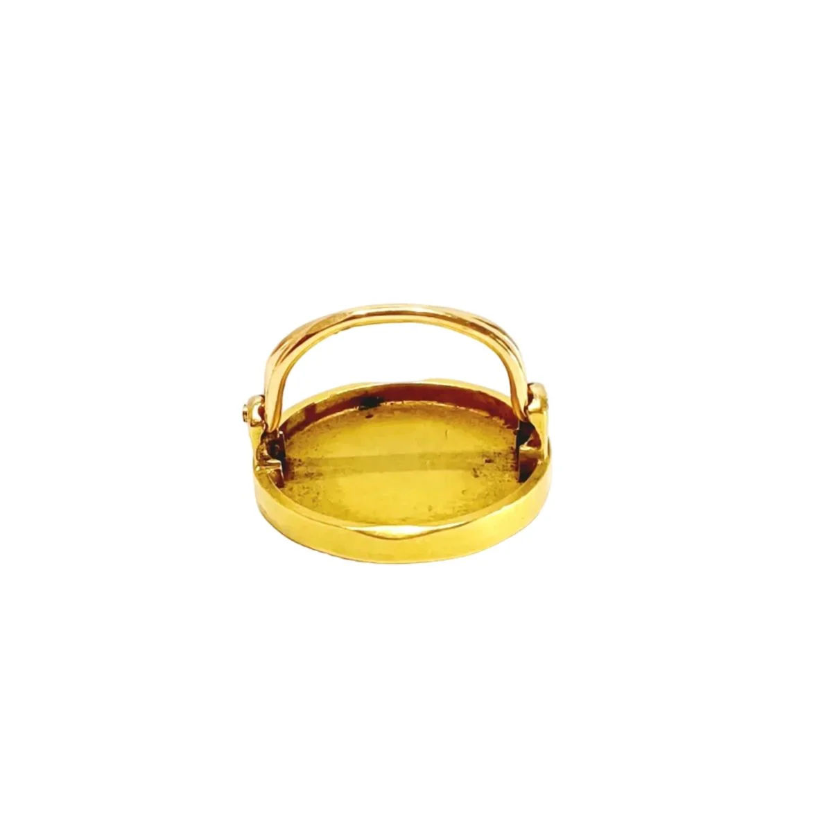 Bouton de plastron EMILE VERNIER en or jaune et diamants - Image 4