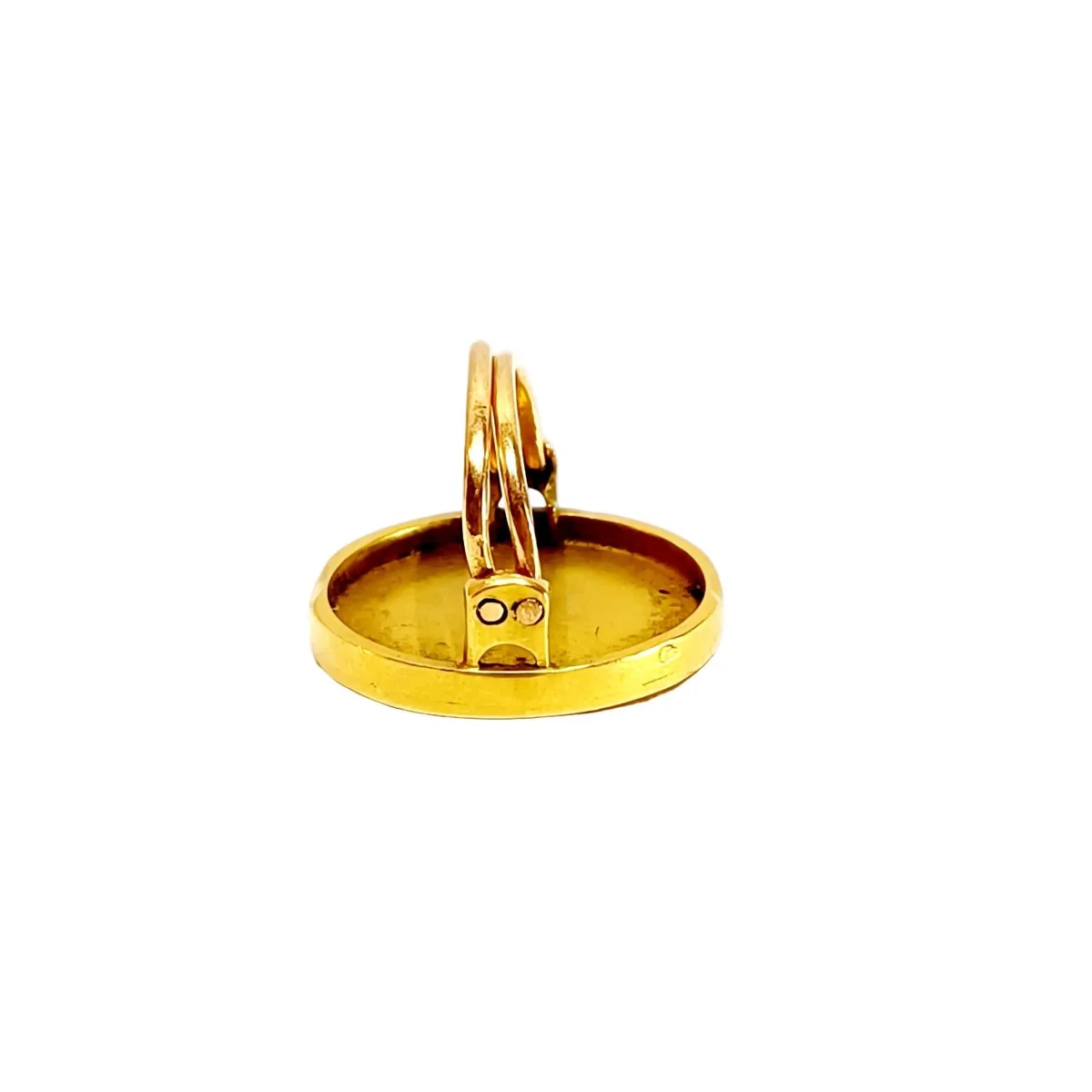 Bouton de plastron EMILE VERNIER en or jaune et diamants - Image 5