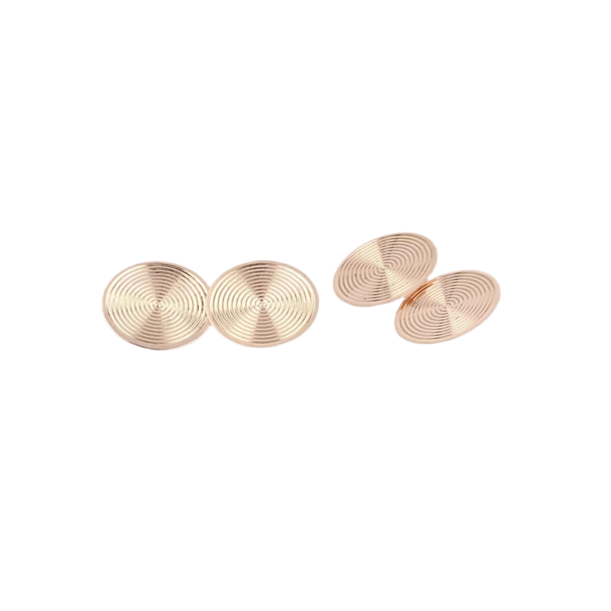 Boutons de manchette en or rose - Image 2