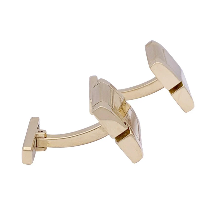 Boutons de manchette Cartier "Tank française", or jaune. - Image 2